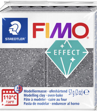 FIMO EFFECT boetseerklei, graniet, 57 g