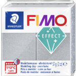 FIMO EFFECT boetseerklei, zilver-metallic, 57 g
