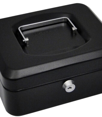 pavo geldkistje/geldcassette, zwart, maat: (B)200 x (D)160 x (H)90 mm