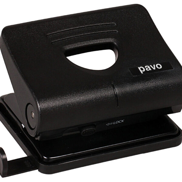 pavo perforator Endure RECYCLED, zwart, ponscapaciteit: 20 vel