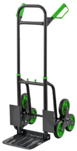 pavo stalen trappen-steekwagen, inklapbaar, 2 drie-armige wielsterren