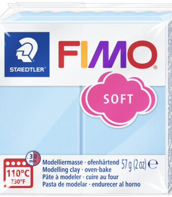 FIMO SOFT boetseerklei, ovenhardend, pastel-aqua, 57 g