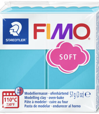 FIMO SOFT boetseerklei, ovenhardend, pepermunt, 57 g