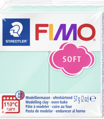 FIMO SOFT boetseerklei, ovenhardend, pastel-mint, 57 g
