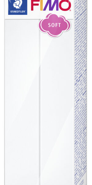 FIMO SOFT boetseerklei, ovenhardend, wit, 454 g