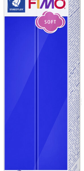 FIMO SOFT boetseerklei, ovenhardend, brilliantblauw, 454 g
