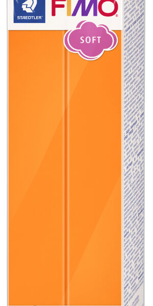 FIMO SOFT boetseerklei, ovenhardend, oranje, 454 g