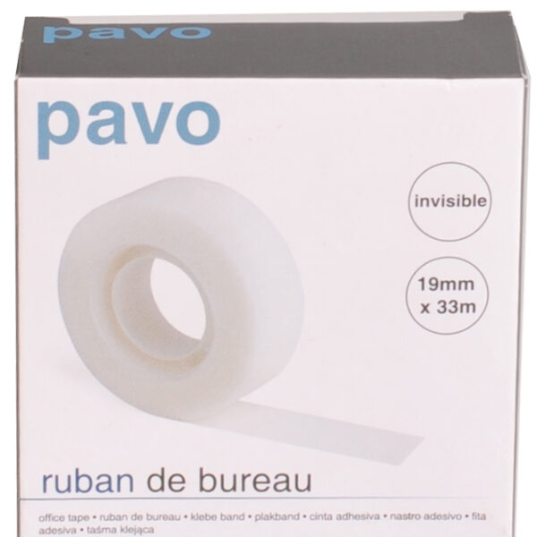 pavo plakband invisible Office, 19 mm x 33 m