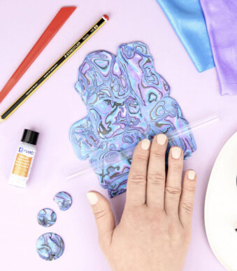 FIMO SOFT set boetseerklei Abalone-design, ovenhardend