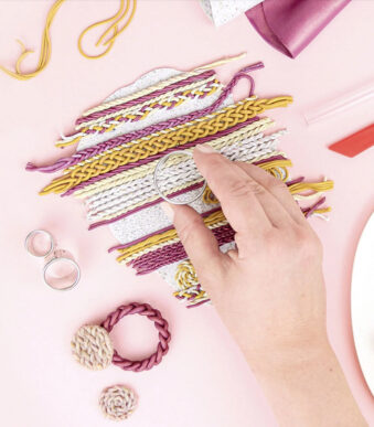 FIMO SOFT set boetseerklei Strick-Design, ovenhardend