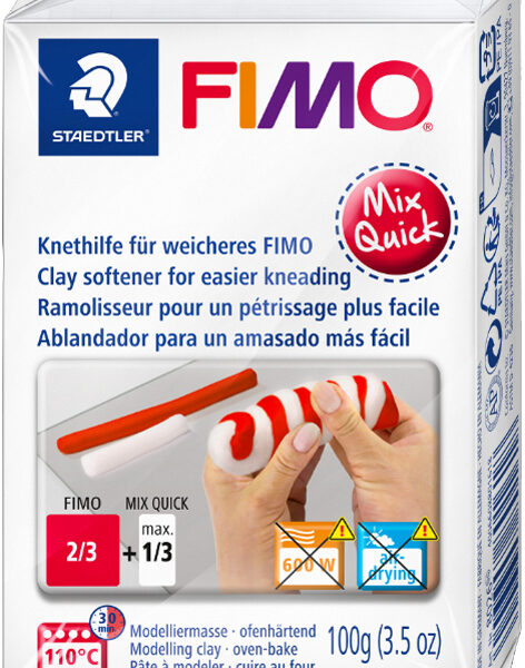 FIMO kneedhulp Mix Quick voor boetseerklei, kleurloos