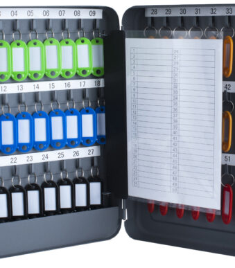 pavo sleutelkast voor 54 sleutels, donkergrijs