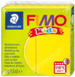FIMO kids boetseerklei, ovenhardend, geel, 42 g