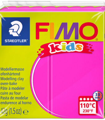 FIMO kids boetseerklei, ovenhardend, roze, 42 g