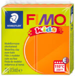 FIMO kids boetseerklei, ovenhardend, oranje, 42 g