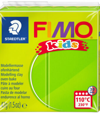 FIMO kids boetseerklei, ovenhardend, groen, 42 g