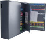 pavo sleutelkast voor 300 sleutels, donkergrijs