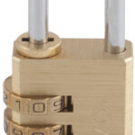 pavo cijfer-hangslot van messing, (B)30 mm