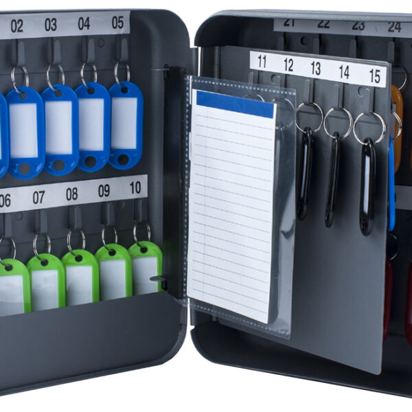 pavo Sleutelkast voor 30 sleutels, donkergrijs