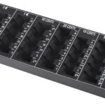 pavo telplank 12', met 8 muntgleuven, zwart