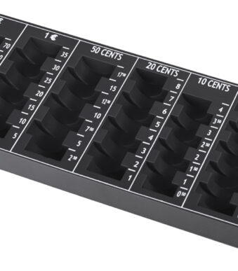 pavo telplank 12', met 8 muntgleuven, zwart