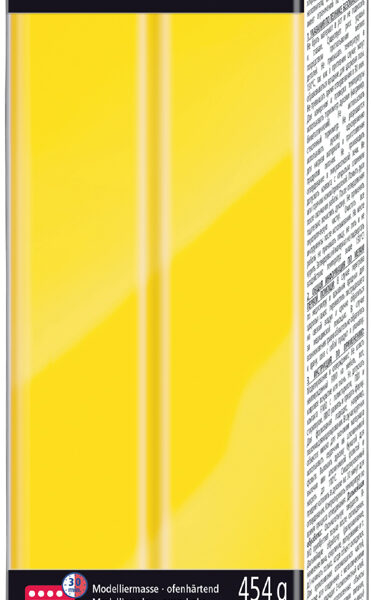 FIMO PROFESSIONAL boetseerklei, heldergeel, 454 g