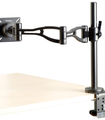 Fellowes enkele monitorarm Vista, zwart