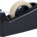 pavo plakbandapparaat/tafelafroller, ongevuld, zwart