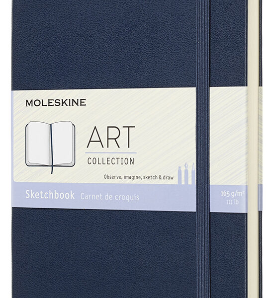 MOLESKINE schetsboek, L/A5, 165g/m2, hardcover, blauw