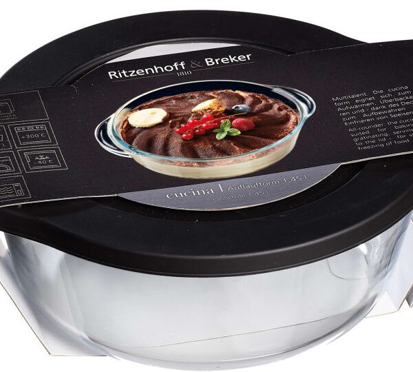 Flirt by R en B ovenschaal Cucina, van glas, 1,45 liter