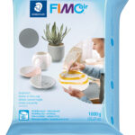 FIMO air boetseerklei, luchthardend, grijs, 1.000 g