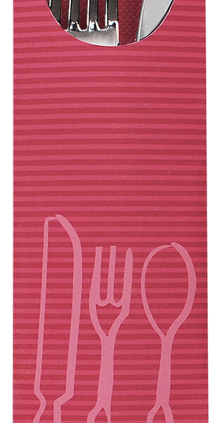 PAPSTAR servetten-mapjes, 'Bistro' incl. servet, bordeaux