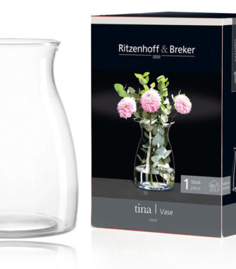 Ritzenhoff & Breker bloemenvaas TINA, transparant glas