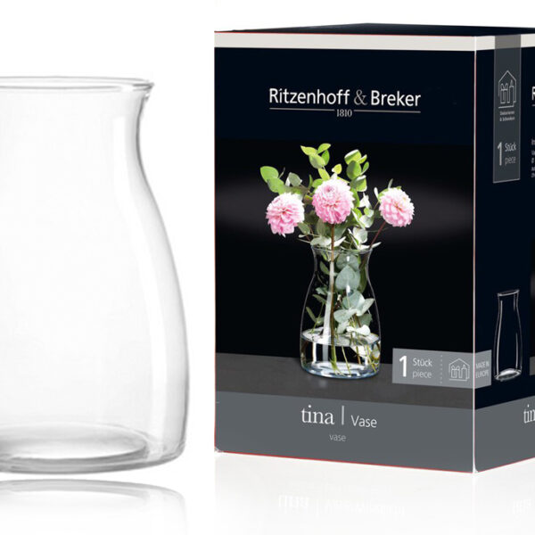 Ritzenhoff & Breker bloemenvaas TINA, transparant glas