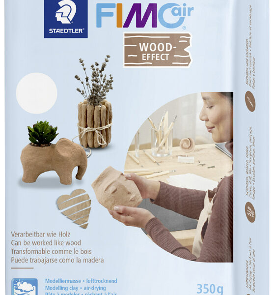 FIMO air boetseerklei, luchthardend, hout-effect, 350 g