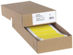 HERMA kettingetiketten, 88,9 x 35,7 mm, 1-baans, geel, 2.000 st