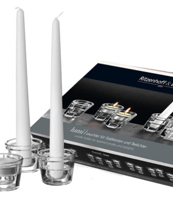 Ritzenhoff & Breker kaarsenhouder LUMI, van glas