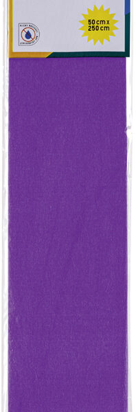 folia crepepapier , (B)500 mm x (L)2,5 m, donkerviolet