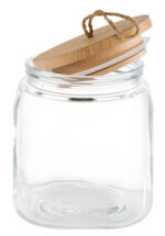 APS glazen voorraadpot WOODY, 2,0 liter