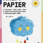 folia rollen crèpepapier BASIC, 500 mm x 2 m, assorti