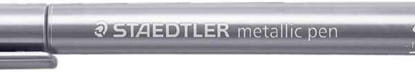 STAEDTLER permanent-marker Metallic, ronde punt, zilver