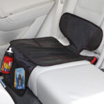 cartrend onderlegger voor auto-kinderstoel, zwart