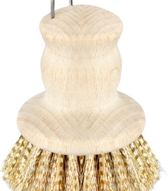 Peggy Perfect vatenkwast, hout naturel, rond