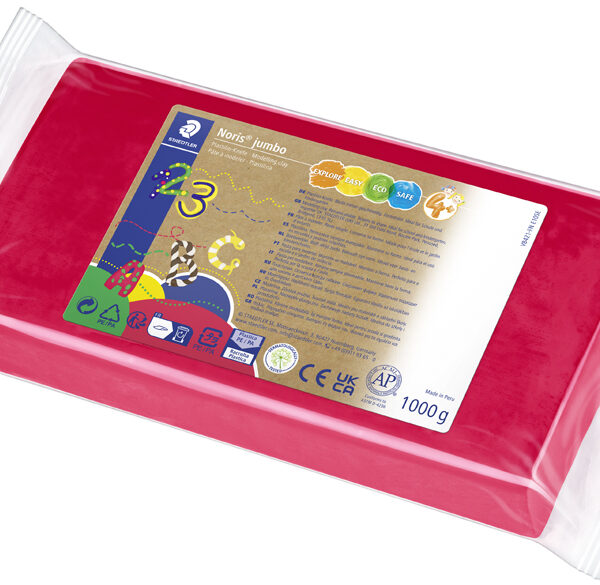 STAEDTLER Plastilin-boetseerklei Noris, rood