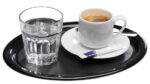 APS serveerblad KOFFIEHUIS, ovaal, melamine zwart