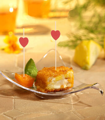 PAPSTAR fingerfood-spies ´Hart´, lengte: 70 mm