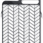 WESTEX afstrijkrooster kunststof, 180 x 220 mm, zwart