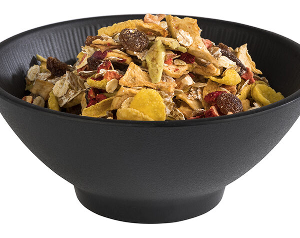 APS schaal NERO, rond, diameter: 160 mm, zwart