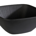 APS schaal NERO, vierkant, 195 x 195 mm, zwart