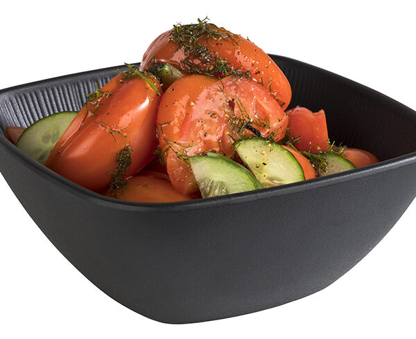 APS schaal NERO, vierkant, 195 x 195 mm, zwart